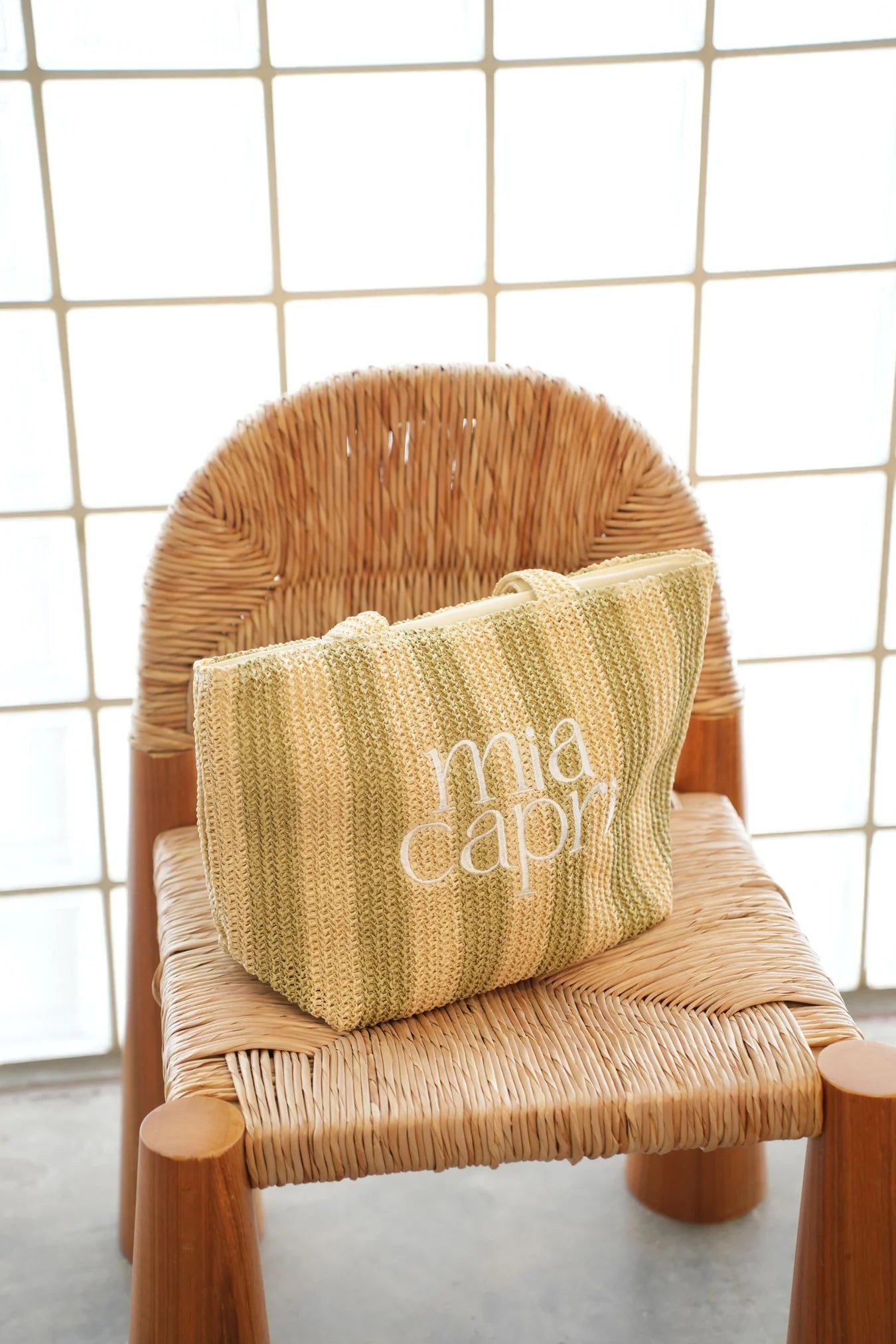 Mia Capri - Tote in Sage Green