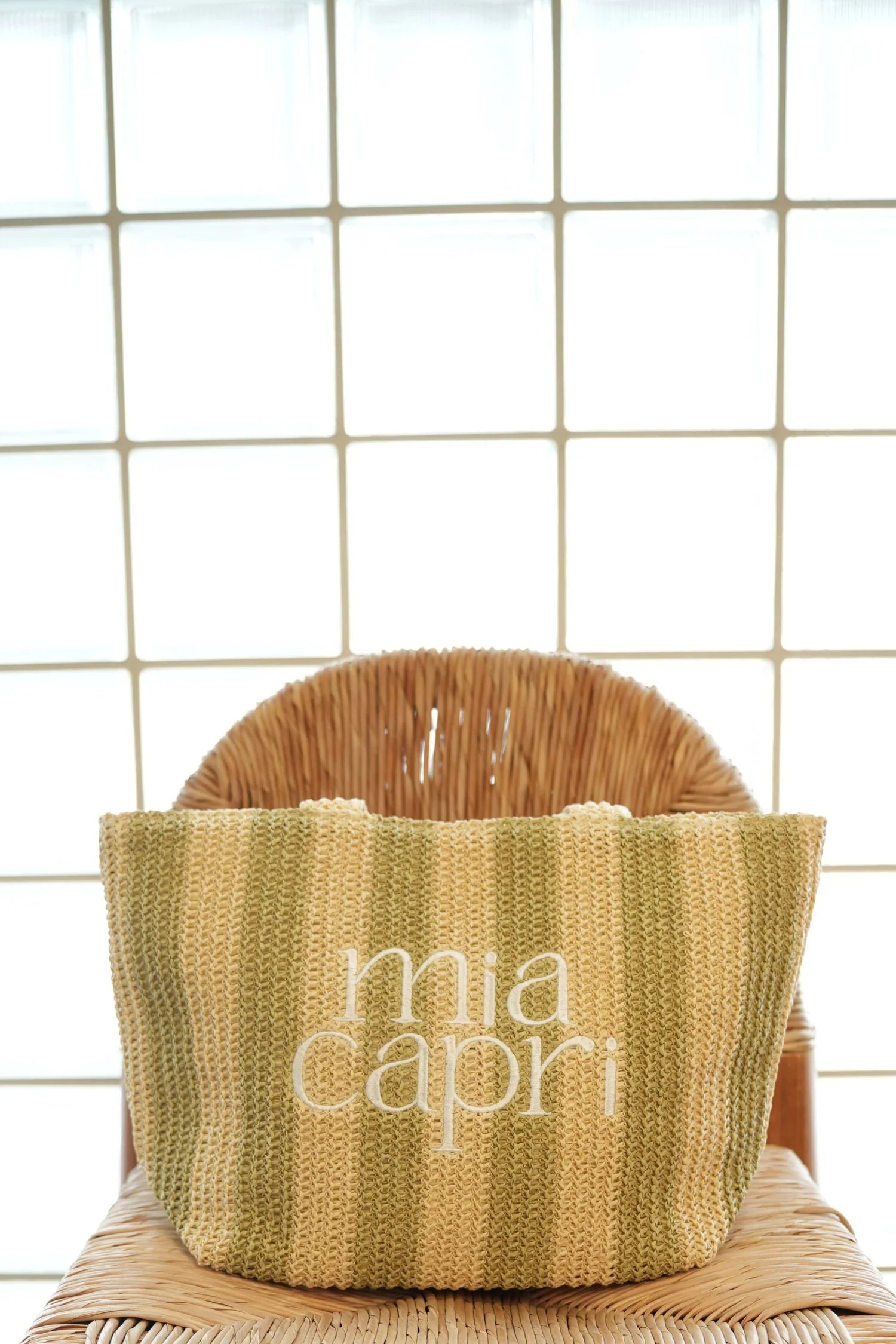 Mia Capri - Tote in Sage Green