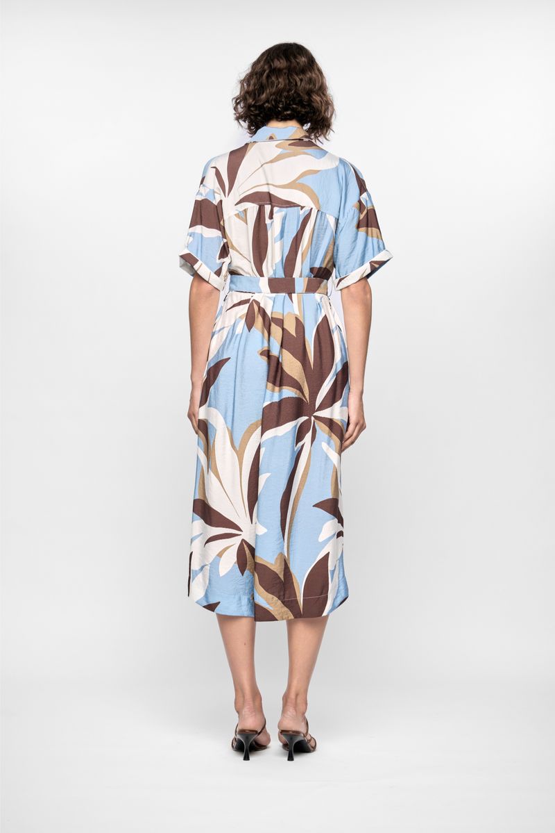 Staple The Label - Maeve Midi Shirt Dress in Resort
