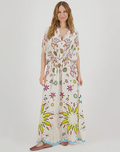 Me369 - Rose Kaftan Dress in Enlightenment
