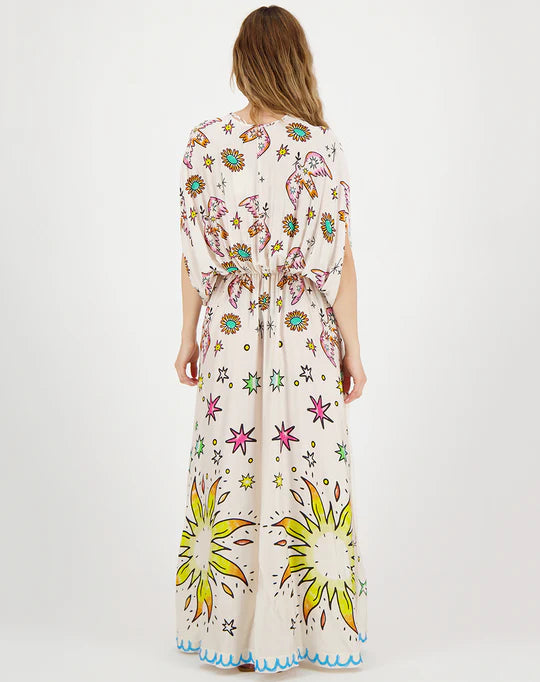 Me369 - Rose Kaftan Dress in Enlightenment