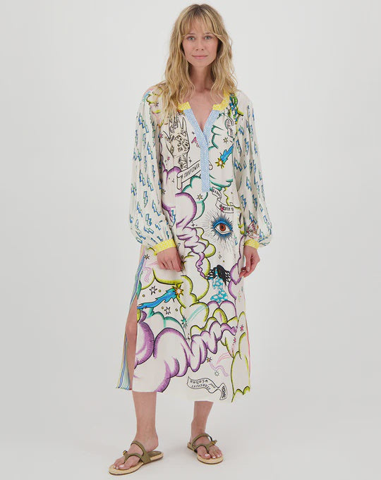 Me369 - Hanna Placket Dress in Enlightenment