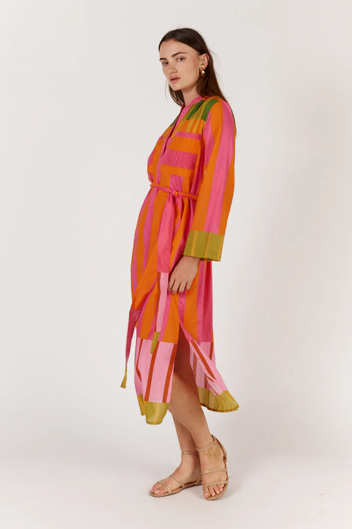Itami - Boliviar LS Dress in Bright Multi