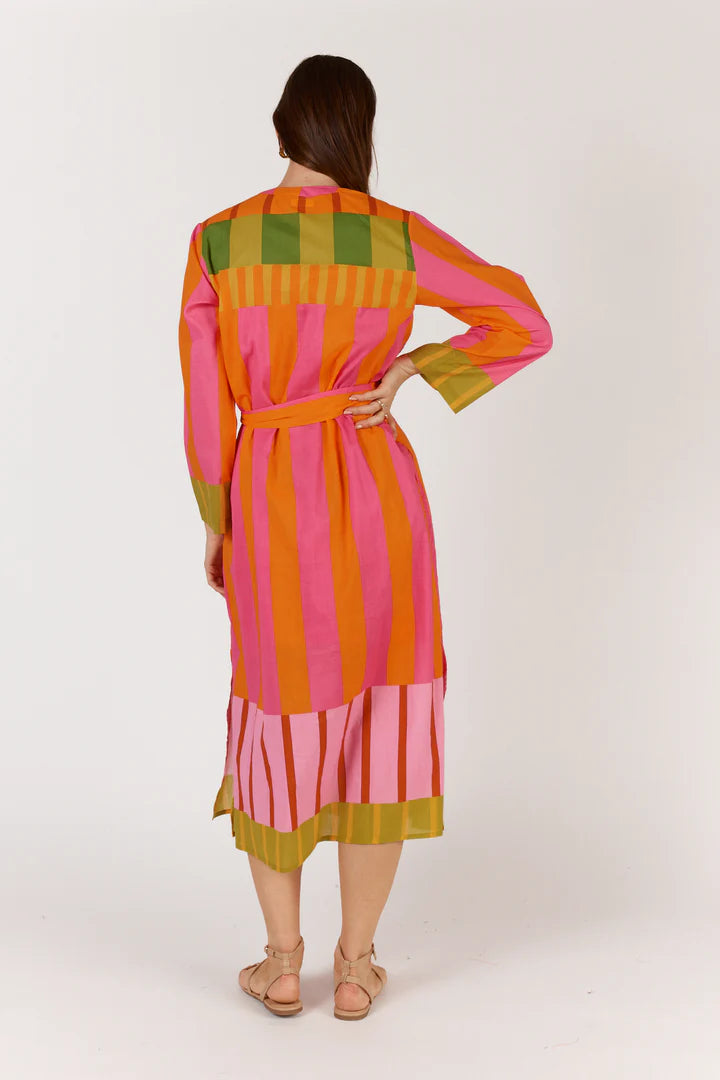 Itami - Boliviar LS Dress in Bright Multi