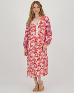 Me369 - Hanna Placket Dress in Lucky Me
