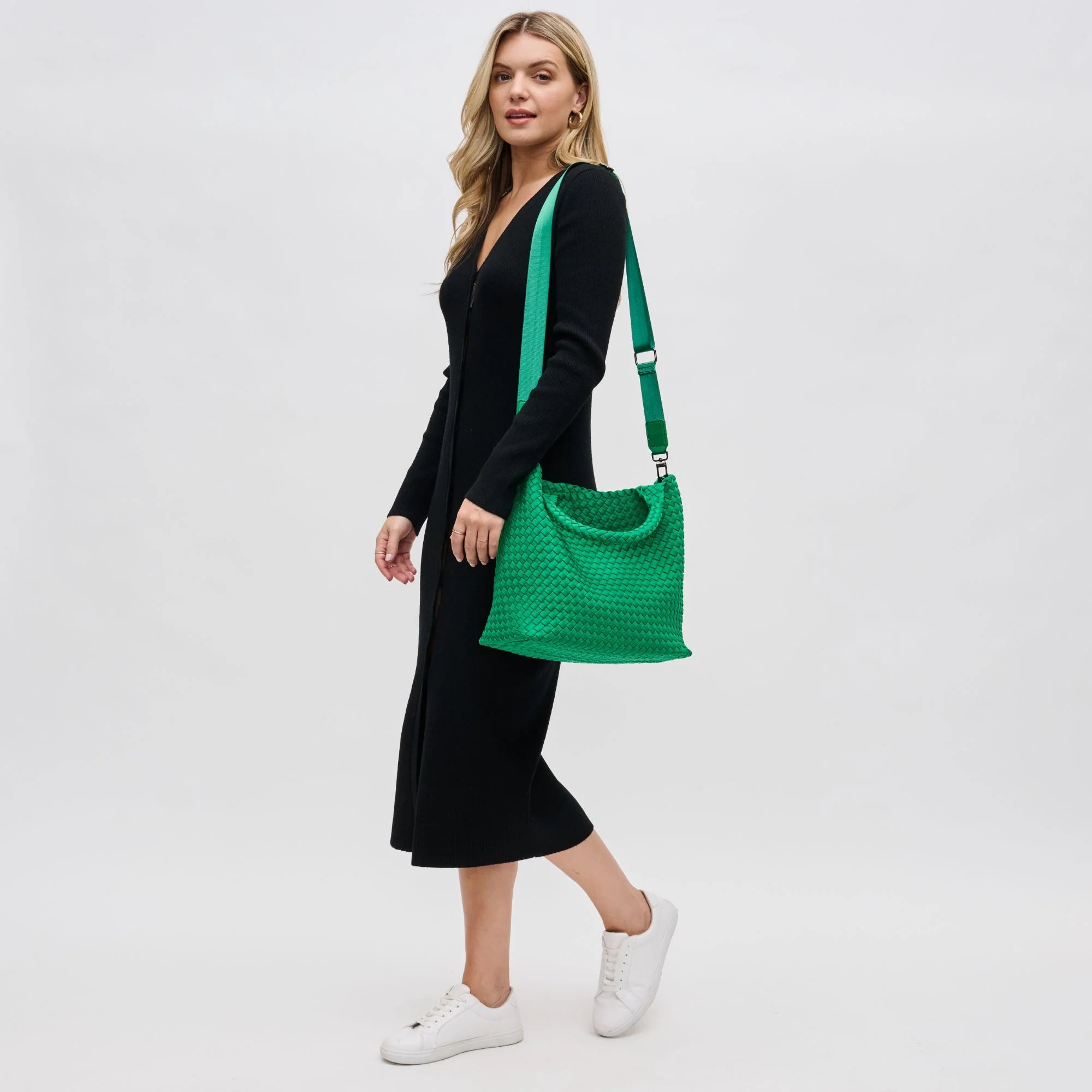 Sol & Selene - Sky's The Limit Med Tote in Kelly Green