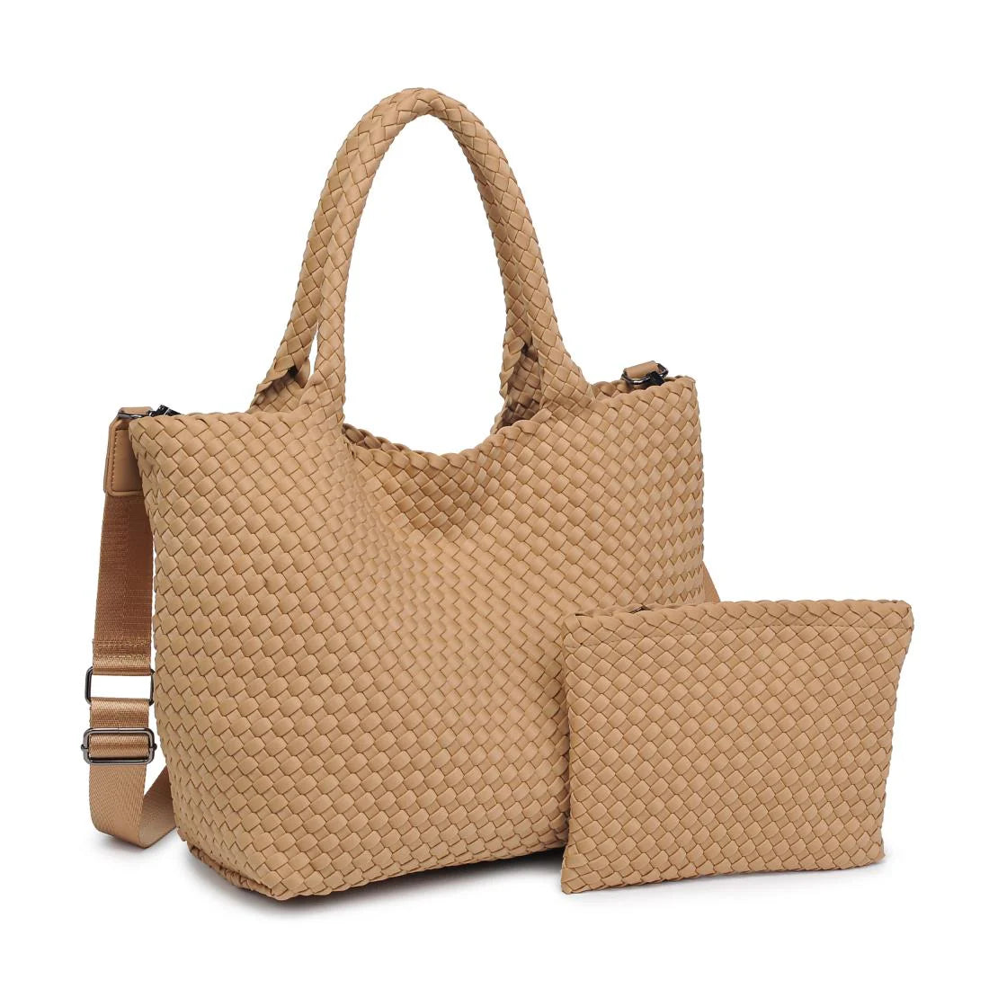 Sol & Selene - Sky's The Limit Med Tote in Nude