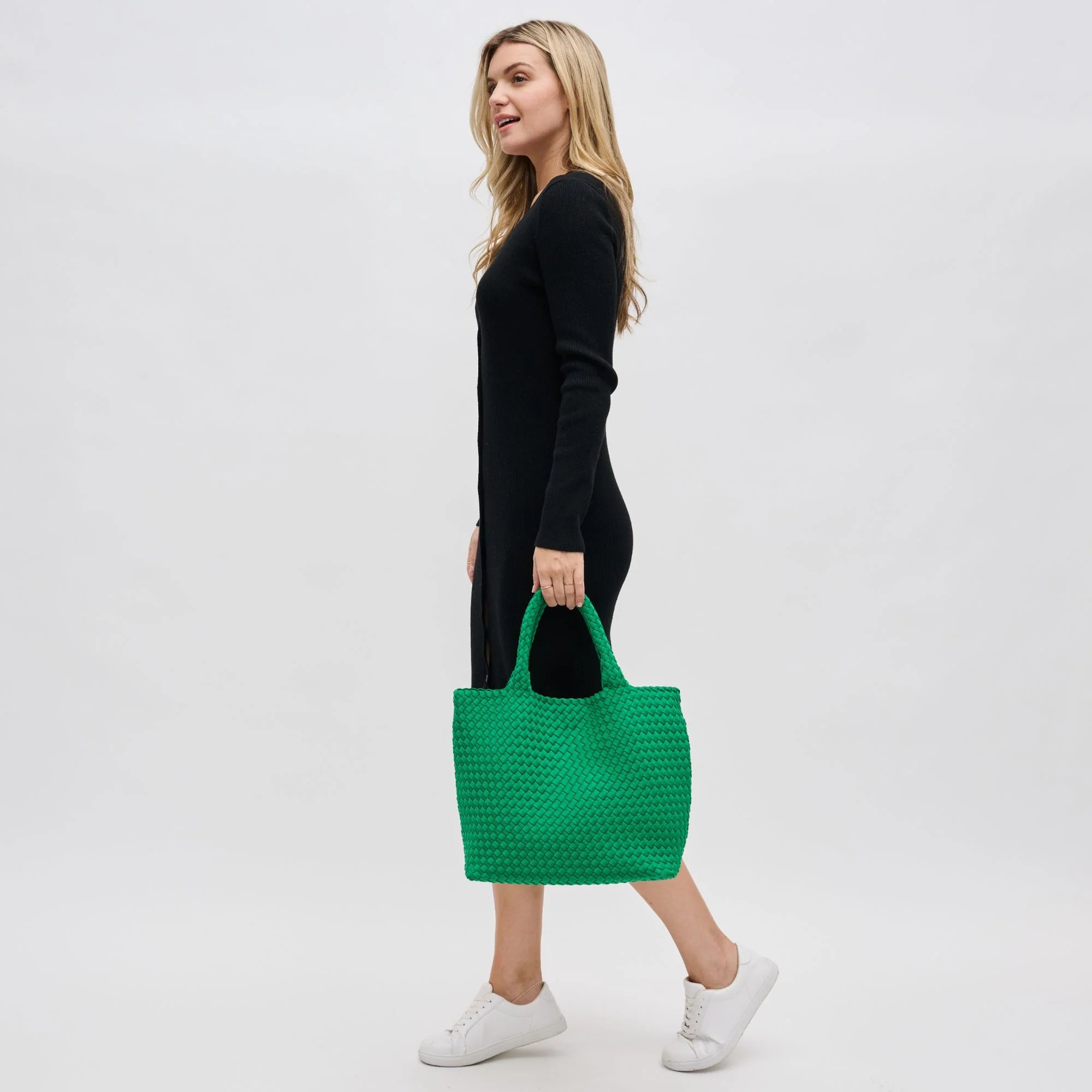 Sol & Selene - Sky's The Limit Med Tote in Kelly Green