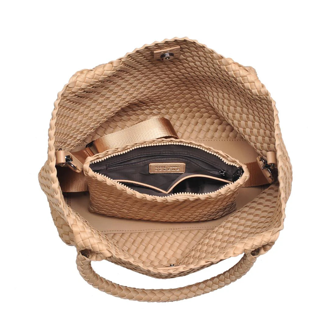 Sol & Selene - Sky's The Limit Med Tote in Nude