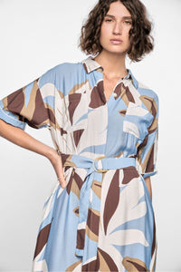 Staple The Label - Maeve Midi Shirt Dress in Resort