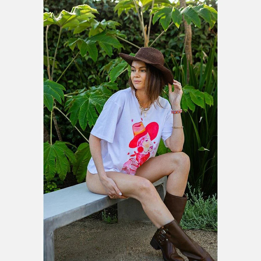 Maku - Adios Amore Oversized Tee in White