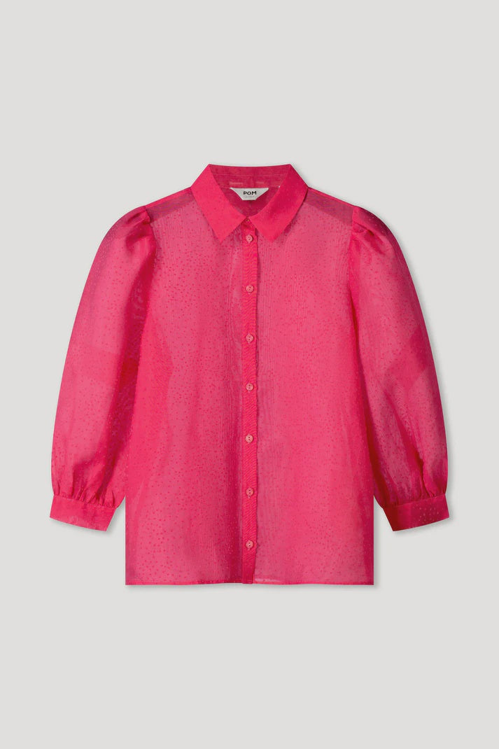 POM - Raspberry Dot Blouse