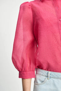 POM - Raspberry Dot Blouse