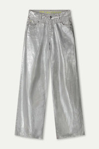 POM - Shimmer Silver Denim Jeans