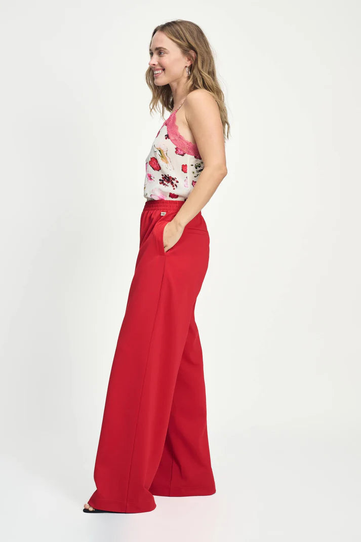 POM - Scarlet Red Summer Pant