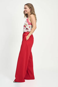 POM - Scarlet Red Summer Pant