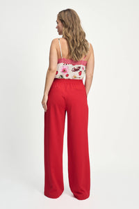 POM - Scarlet Red Summer Pant