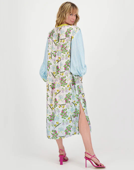 Me369 - Hanna Placket Dress in Pura Vida