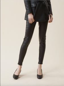Raw by Raw - Lexi Leather Stretch Pant in Jet