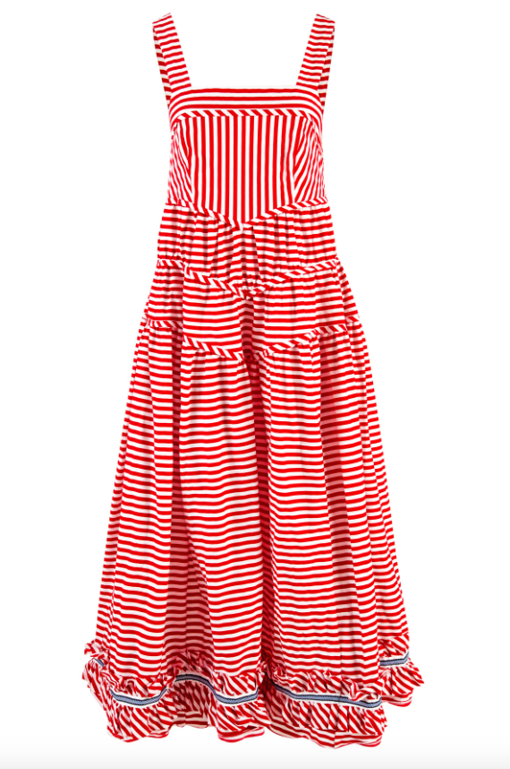 Trelise Cooper - Sun-Day Style Dress in Red/White Stripe